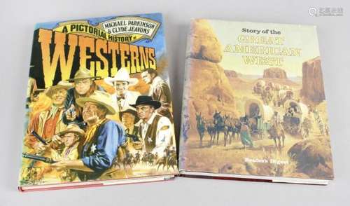 A collection of assorted books and annuals relating to Vikings and the American west (18).