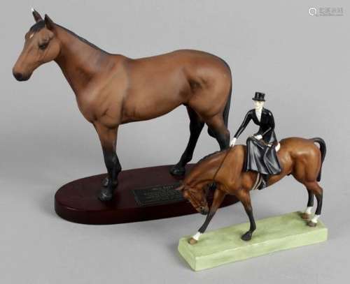 A Royal Worcester bone china figurine entitled 'At the Meet', no.