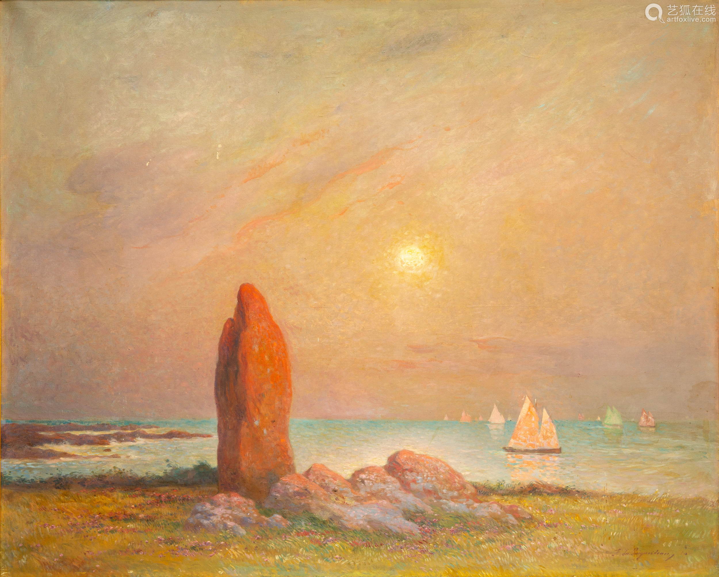Ferdinand Du Puigaudeau French 1864 1930 Deal Price Picture Ferdinand Du Puigaudeau French 1864 1930 Deal Price Picture