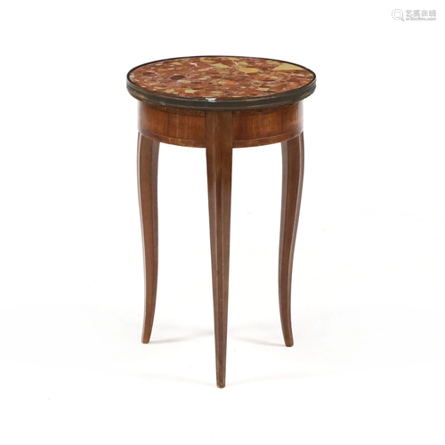 French Diminutive Marble Top Stand