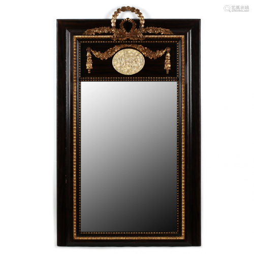 Maitland Smith, French Style Trumeau Mirror