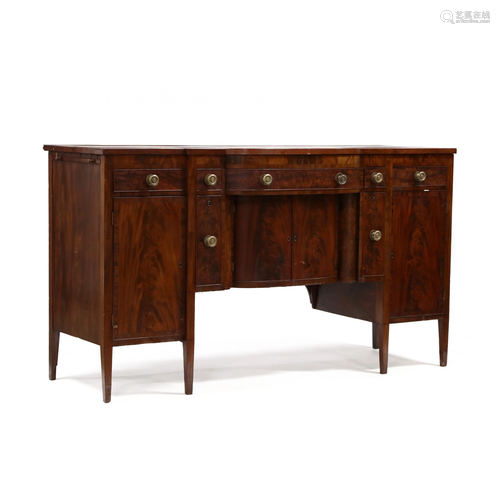 Mid-Atlantic Hepplewhite Mahogany Sideboard