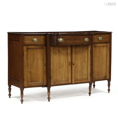 Mid-Atlantic Sheraton Walnut Sideboard