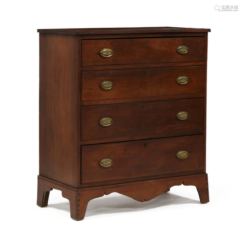 Virginia Federal Walnut Chest of Drawers