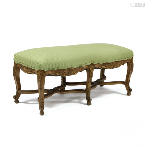 Italian Carved and Gilt Bench