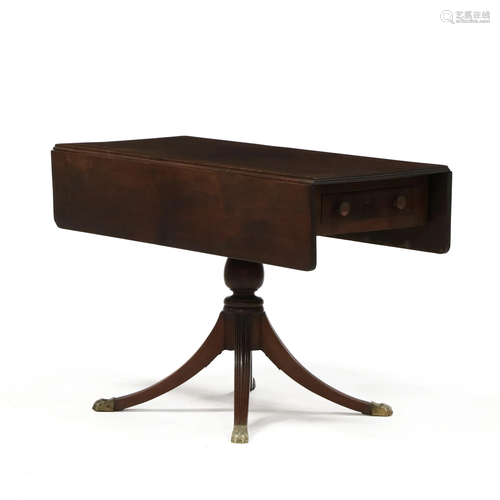 Southern Federal Walnut Drop Leaf Breakfast Table