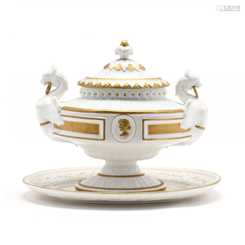 Chelsea House Lidded Tureen and Underplate
