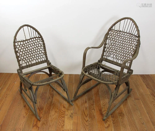 Early Snow Shoe Chairs