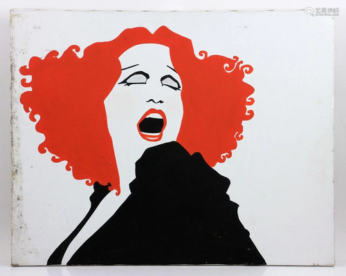 Bette Midler, Oil on Canvas