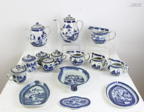 19thC Chinese Canton Porcelain