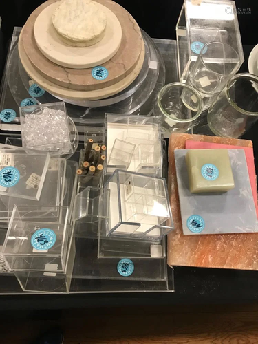 Marble Discs, Flower Vases, Boxes, Etc