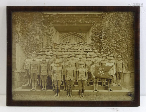 Framed Photo of Yale World War I