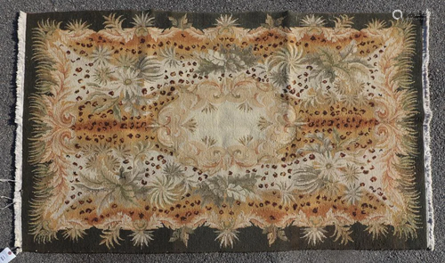 French Needlework Rug