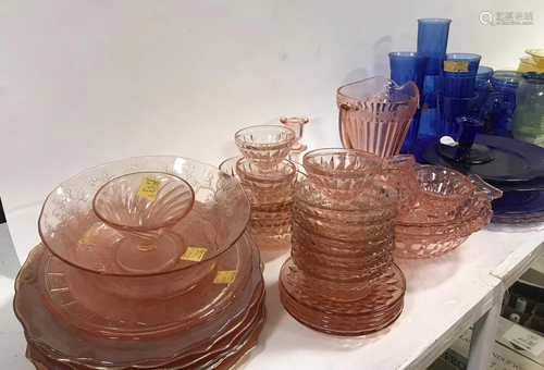 Collection of Depression Glass