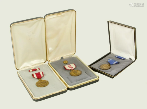 Group of Military Medals and Books