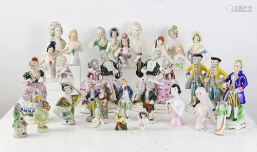 Large Group of Porcelain Figurines