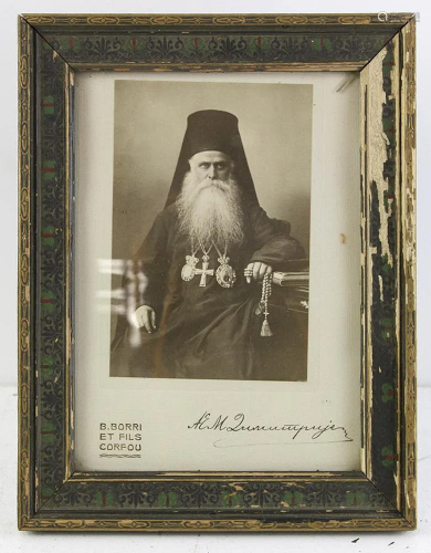 Signed Photo of Orthodox Bishop