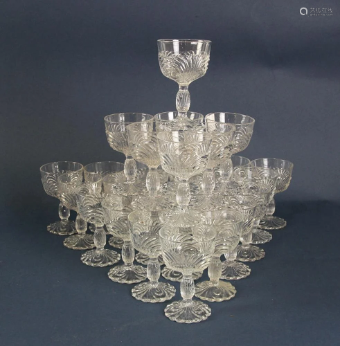 Group of Victorian Stemware Glasses