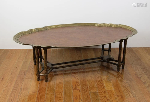 Designer Brass Coffee/Cocktail Table