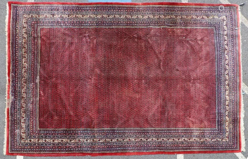 Antique Persian Mir Sarouk Rug