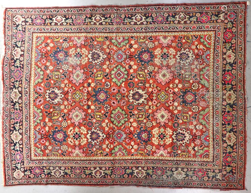 Antique Persian Mahal Rug