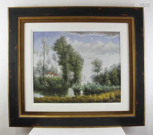 Dartrey Liang, Landscape, Oil on Canvas