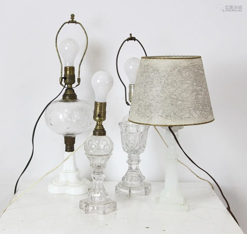 Group of Four Lamps