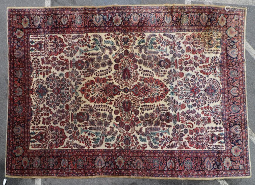 Antique Fine Persian Sarouk Rug