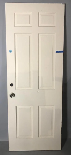Painted White Wood Door