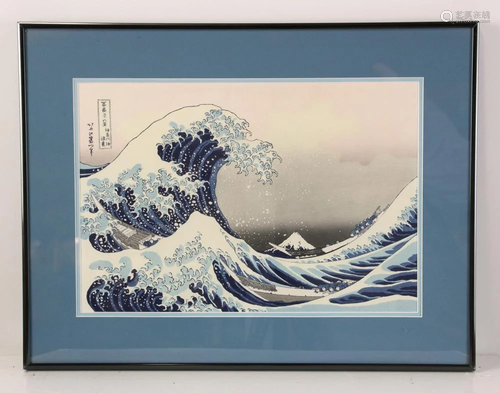 Katsushika Hokusai, Mt Fuji, Print