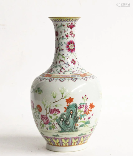 Chinese Famille Rose Vase