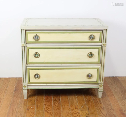 Regency Style Painted Diminutive Chest