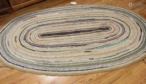 Early Oval Braided Rug