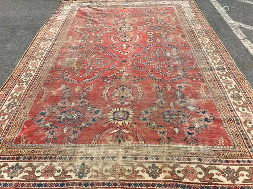 Antique Persian Mahal Rug