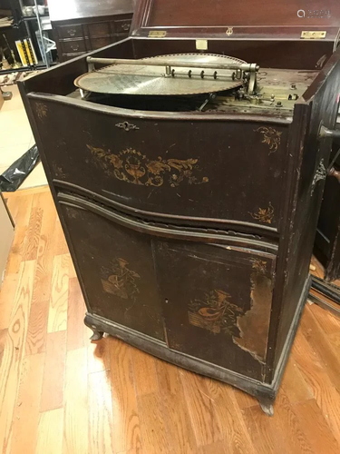 Antique Mira Music Cabinet