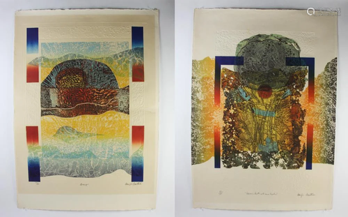 Winifer Bonsttneer, Abstract Colored Prints