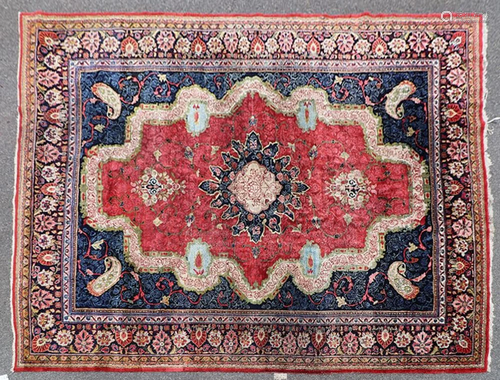 Antique Persian Mir Sarouk Rug