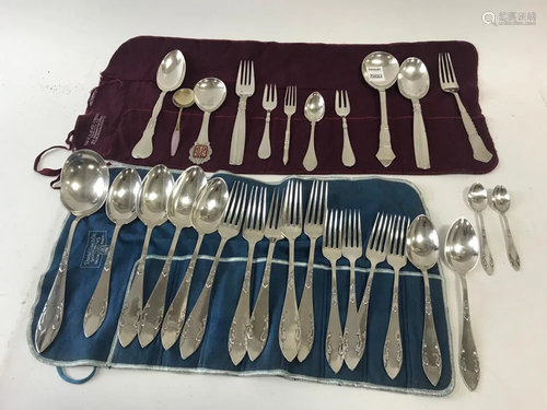 Danish Silver Flatware Set