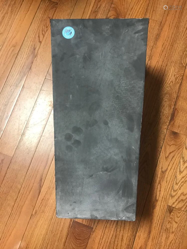 Gray Metal Tall Planter