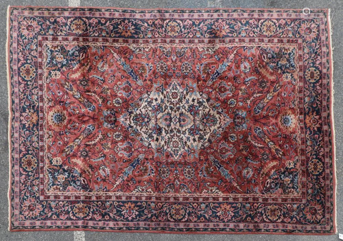 Fine Indo Sarouk Rug