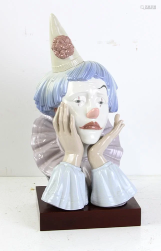 Lladro Porcelain Clown Figure