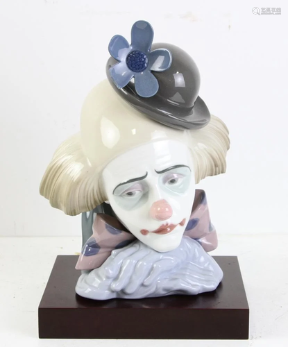 Lladro Porcelain Clown Figure