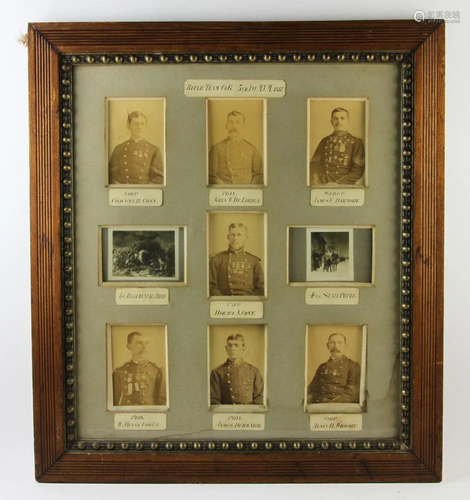 Rifle Team 5th Infantry Original Cabinet Photos