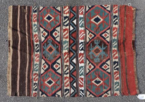 Antique Persian Kilim Rug