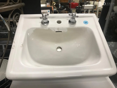 White Porcelain Wall Sink