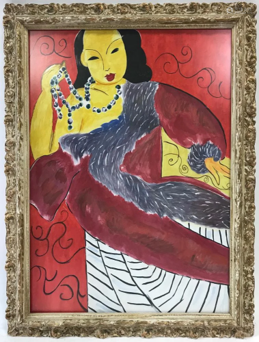 Unsigned Henri Matisse Watercolor