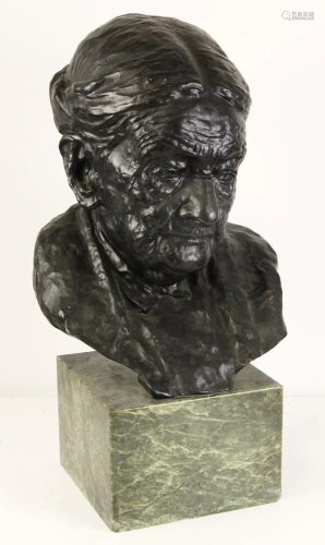 Sarah Greene, Bronze Sculpture of Head