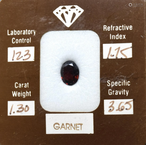 KS Loose Stone Garnet 1.3 Carats