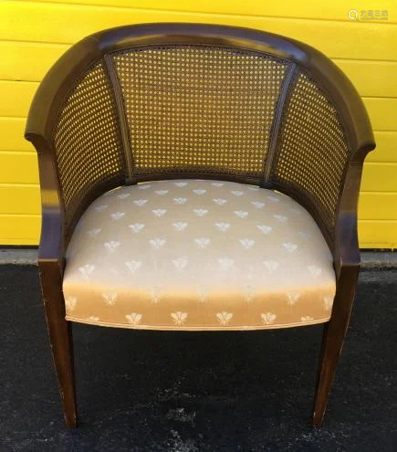 French Napoleonic Style Barrel Back Chair