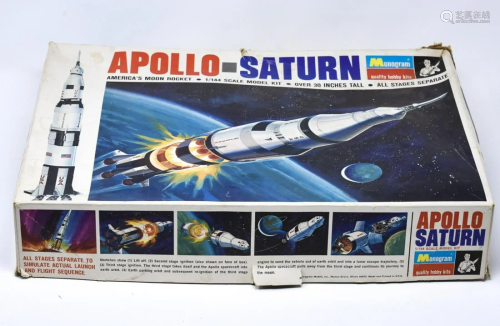 Vintage 1960s Apollo Saturn Monogram Model Kit